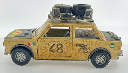 Fiat 128. East African Safari. Politoys. Echelle 1/25. Manquent 2 Jerrycans Sur Le Toit. - Polistil