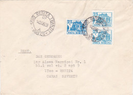 CONSTANTA CASINO STAMPS ON COVER, 1995, ROMANIA - Cartas & Documentos