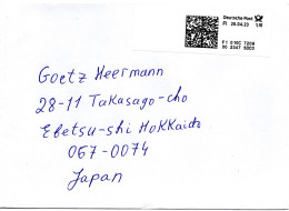 68586 - Bund - 2023 - €1,10 Schalterfreistpl A Bf -> Japan - Lettres & Documents