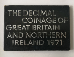UNITED KINGDOM 1971 DECIMAL COINAGE PROOF SET – ORIGINAL - GREAT BRITAIN GRAN BRETAÑA GB - Mint Sets & Proof Sets