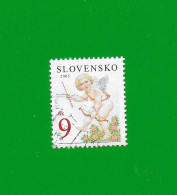 SLOVAKIA REPUBLIC 2005 Gestempelt°Used/Bedarf  MiNr. 504 "VALENTINSTAG  # AMOR" - Gebraucht