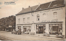 BELGIQUE -  BRAINE- L ALLEUD -  HOTEL- RESTAURANT DES MONUMENTS - GRAND MUSEE DU CHEMIN CREUX - Braine-l'Alleud