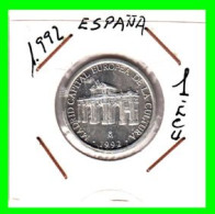 ESPAÑA.- ( EUROPA ) MONEDA DE 1 ECU AÑOS 1992 PLATA 925 MILÉSIMAS DIAMETRO: 24 Mm PESO 6,72 Gr. MADRID CAPITAL EUROPEA D -  Essais Et Refrappes