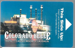 CLE-MAGNETIQUE-HOTEL-CASINO-COLORADO BELLE-LAUGHLIN NEVADA-USA-TBE/RARE - Chiavi Di Alberghi