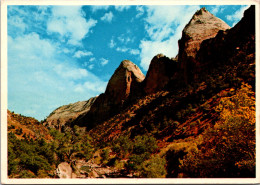 Utah Zion National Park Mountain Of The Sun & Twin Brothers - Zion