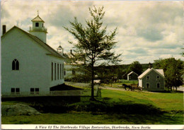 Canada Nova Scotia Sherbrooke View Of The Sherbrooke Village Restoration Showing St James Church And Jail 1976 - Altri & Non Classificati