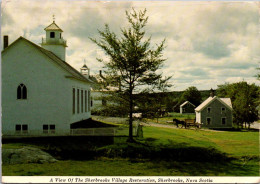 Canada Nova Scotia Sherbrooke View Of The Sherbrooke Village Restoration Showing St James Church And Jail 1976 - Sonstige & Ohne Zuordnung