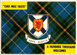 Canada Nova Scotia Coat Of Arms "Ciad Mile Failte" A Hundred Thousand Welcomes - Altri & Non Classificati