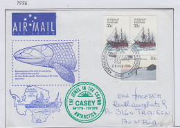 AAT  Ship Visit Aurora Australis  Ca Casey 20 FEB 1996 (CS169C) - Covers & Documents