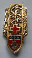 INSIGNE 1ère SIM SECTION D'INFIRMIERS MILITAIRES -  DRAGO PARIS H 558 - Services Médicaux