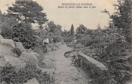 Verrières Le Buisson            91          Rocher De Plantes Alpines Dans Le Parc            (voir Scan) - Verrieres Le Buisson