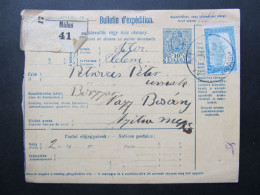 POSTBEGLEITADRESSE Málas Málaš - Nagy Bošany Bossány Slovensko Paketschein //// D7270 - Autres & Non Classés