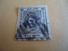 HOLKAR INDIA   USED    STAMPS  KINGS - Holkar