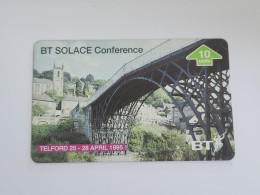 United Kingdom-(BTI124)-solace Conference1995-(128)(10units)(510C)(tirage-2.000)(price Cataloge-6.00£-mint) - BT Emissions Internes