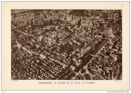 STRASBOURG LE CENTRE VILLE VU D'AVION - Other Plans