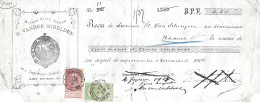 Quittance. Chèque. 1904. Vander Schelden - Imprimeur - Gand - Namur - 1900 – 1949