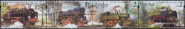 Poland 3997-4000 Quad Strip (complete Issue) Unmounted Mint / Never Hinged 2002 Steam - Nuovi