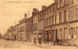Le Chesne. Rue Lucien Claparede. Station Essence Eco 1939. - Le Chesne