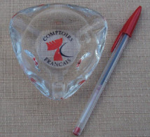 004, Cendrier Publicitaire Comptoirs Français - Verre - Glass