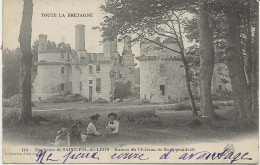 SAINT - POL- DE -LEON - RUINES DU CHATEAU DE KERGORNADECH - ANNEE 1906 - Saint-Pol-de-Léon