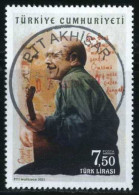 Türkiye 2022 Mi 4718 Neşet Ertaş, Turkish Musician, Folk Poet | Music - Used Stamps