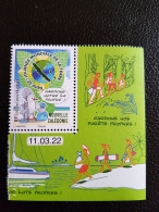 Caledonia 2022 Caledonie World Earth Day Land Island Map Lighthouse Boat Carte Ile Oiseau Bateau 1v Mnh DATE - Unused Stamps