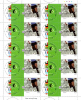 Uruguay 2002 World Cup Soccer FIFA Japan & Korea Joint Issue Football MNH Sheet - 2002 – Corea Del Sud / Giappone