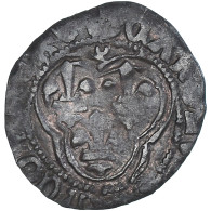 Monnaie, France, Charles VIII, Double Tournois, 1483-1498, Bordeaux, TB, Billon - 1483-1498 Carlos VIII El Afable