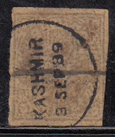 Jammu And Kashmir  Used 1878 - 1893, British India, (cond., Pin Hole) - Jummo & Cachemire