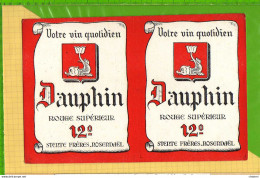 Buvard & Blotting Paper : Vin Quotidien DAUPHIN  ROSENDAEL - Liquor & Beer