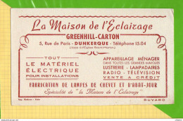 BUVARD & Blotting Paper : La Maison De L'Eclairage GREENHILL CARTON Dunkerque - Elektrizität & Gas