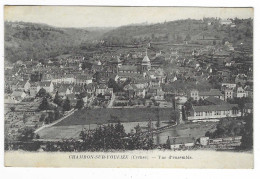 CPA CHAMBON SUR VOUEIZE, VUE D'ENSEMBLE, CREUSE 23 - Chambon Sur Voueize