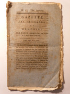 GAZETTE DES TRIBUNAUX 1792 - AFFAIRE M. DE LESSART HAUTE TRAHISON MINISTRE - AMELIORATION AGRICULTURE COTE D'OR - Journaux Anciens - Avant 1800