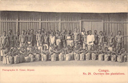 AFRIQUE - CONGO BRAZZAVILLE - Ouvriers Des Plantations - Carte Postale Ancienne - Autres & Non Classés