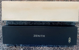 Zenith Scatola Vintage + Pochette Da Viaggio - Montres Haut De Gamme