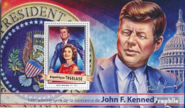 Togo Block 1418 (kompl. Ausgabe) Postfrisch 2017 John F. Kennedy - Togo (1960-...)