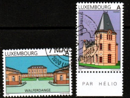 LUXEMBOURG, LUXEMBURG 2000, SATZ MI 1495 A - 1496 A, SEHENSWÜRDIGKEITEN,  ESST GESTEMPELT, OBLITÉRÉ - Used Stamps