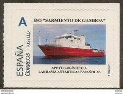 Spain - B/O "Sarmiento De Gamboa" - Logistical Support For Spanish Antarctic Bases (Personalized Stamp - TUSELLO) - Sonstige & Ohne Zuordnung