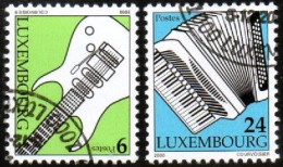LUXEMBOURG, LUXEMBURG,  2000,  MI 1522 - 1523 ,MUSIKINSTRUMENTE,  ESST GESTEMPELT, OBLITERE - Used Stamps