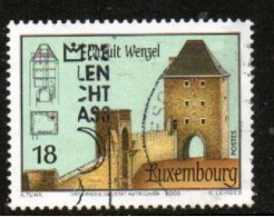 LUXEMBOURG, LUXEMBURG 2000,  MI 1512 , UNESCO - WELTERBE,  GESTEMPELT, OBLITÉRÉ - Usados