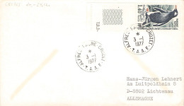 TAAF - LETTER 1977 MARTIN-DE-VIVIES - DE Mi 108 / *1167 - Briefe U. Dokumente