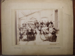 Photo 1890's Mariage Photographe Yvon Vincennes Tirage Albuminé Albumen Print - Ancianas (antes De 1900)