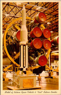 Alabama Huntsville Marshall Space Flight Center NASA Model Of Saturn Spce Vehicle & "Real" Saturn Booster 1963 - Huntsville