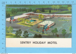 Vintage Post-Card, Sentry Holiday Motel Helena Montana USA Carte Postale - Helena