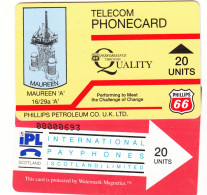 Phillips  Oil Rig Phonecard - Petroleum 20units - Superb Fine Used Condition - [ 2] Oil Drilling Rig