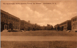 North Carolina Greensboro The Quadrangle North Carolina College For Women Albertype - Greensboro