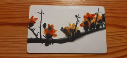 Phonecard Taiwan IC00C011 - Painting, Flower - Taiwan (Formose)