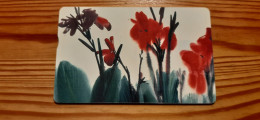 Phonecard Taiwan IC00C001 - Painting, Flower - Taiwan (Formosa)