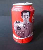 Portugal Bidon Coca Cola Mondial Football 2002 Luis Figo Coca-Cola Can Soccer 2002 World Cup Korea Japan - Bottiglie