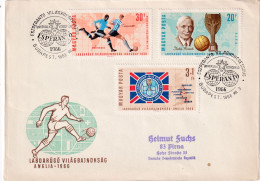 Hungary 1966 Cover; Football Fussball Soccer Calcio: FIFA World Cup England Jules Rimet: 1930 Dd-d IUruguay - Argentina - 1966 – Angleterre